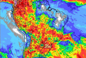 Brasil terá a semana com mais chuva em seis meses