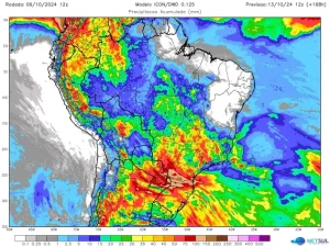 Onde vai ter mais chuva essa semana?