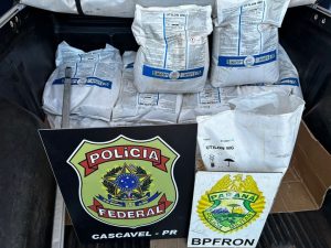 Ação Integrada entre PF, Receita Federal e PM apreende carga ilegal de agrotóxicos