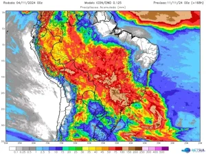Onde vai ter mais chuva esta semana