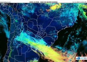 Frente fria começa a avançar pelo Sul do Brasil