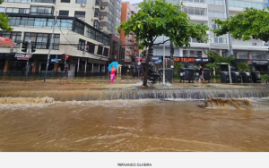Imagens mostram como ficou Balneário Camboriú com a chuva intensa