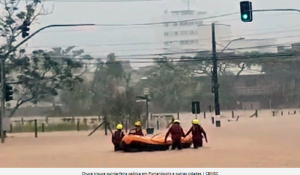 Florianópolis declara emergência: Chuva Já ultrapassa 350 mm e continua