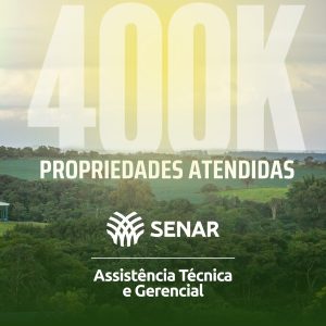 Marca histórica: mais de 400 mil propriedades atendidas pelo Senar