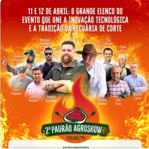 2º Padrão Agroshow inclui suinocultura e carne premium