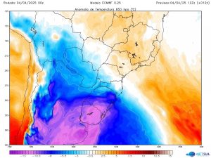 Outono se revela com frio de 3°C e ventos de 60 km/h