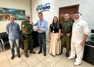 C.Vale realiza doação à equipe K9 do BPFron