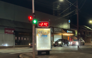 Paraná amanhece congelado: sensação térmica chega a -13,1°C