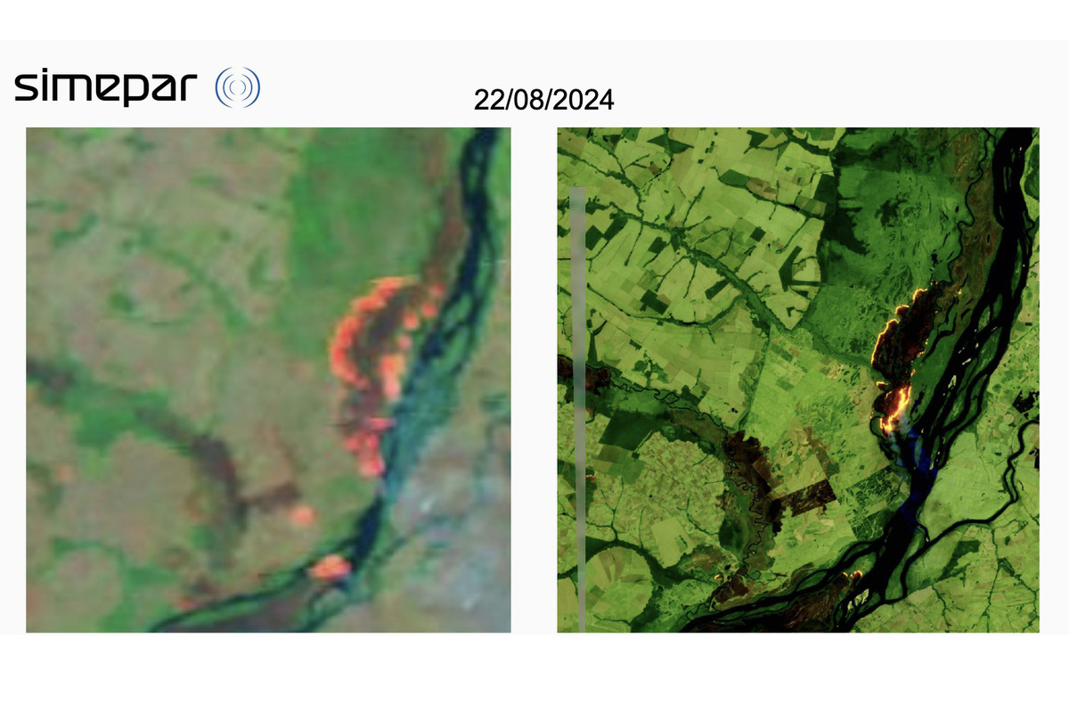 Plataforma ajuda no combate a incêndios ao detectar focos de calor