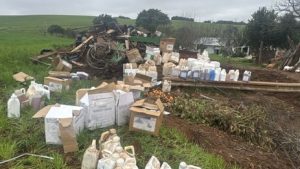 Fiscais agropecuários e policiais apreendem agrotóxicos avaliados em R$ 100 mil