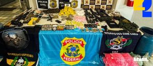 Arsenal de guerra em área indígena é apreendido em ação conjunta de polícias
