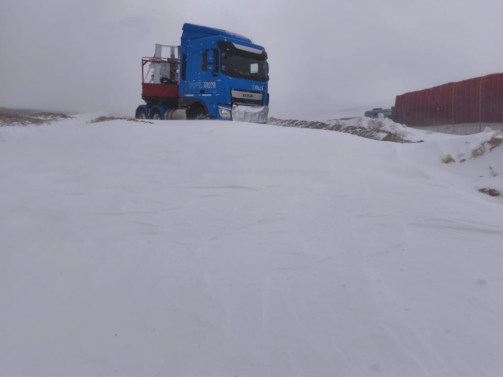 caminhoneiros neve