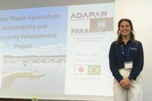 Fiscal da Adapar representa o Brasil em projeto internacional de pesca e aquicultura