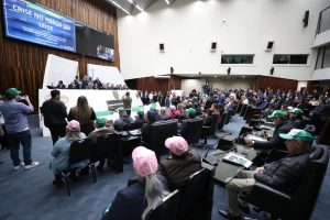 Plenário lotado marca audiência pública sobre a crise do leite