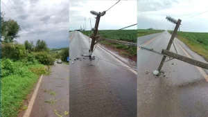 Ventos fortes assustam moradores no Paraná