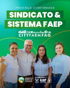 Sindicato Rural de Cascavel destaca programas de aprendizagem da FAEP no CityFarm 2025