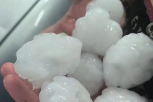 Granizo de 100g e ventos de 95 km/h: Defesa Civil prepara ajuda a municípios afetados