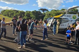 Insumos hospitalares chegam de helicóptero à Rio Bonito