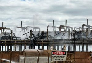 Incêndio atinge usina de etanol
