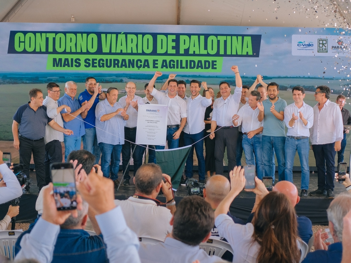 Governo do PR e C.Vale inauguram contorno viário de Palotina
