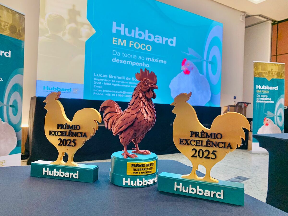 Globoaves conquista premiações da Hubbard e reforça liderança na avicultura brasileira