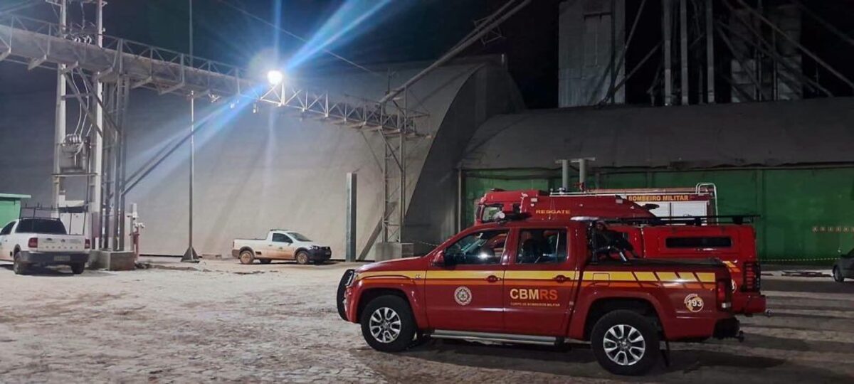 Trabalhador é soterrado em silo de soja