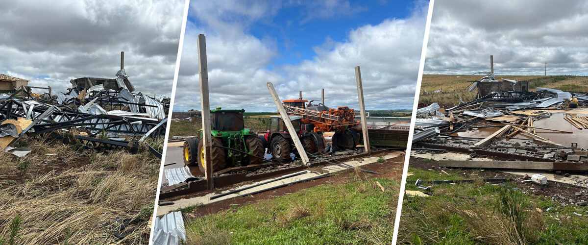 Sete meses após tornado, produtores rurais ainda aguardam apoio