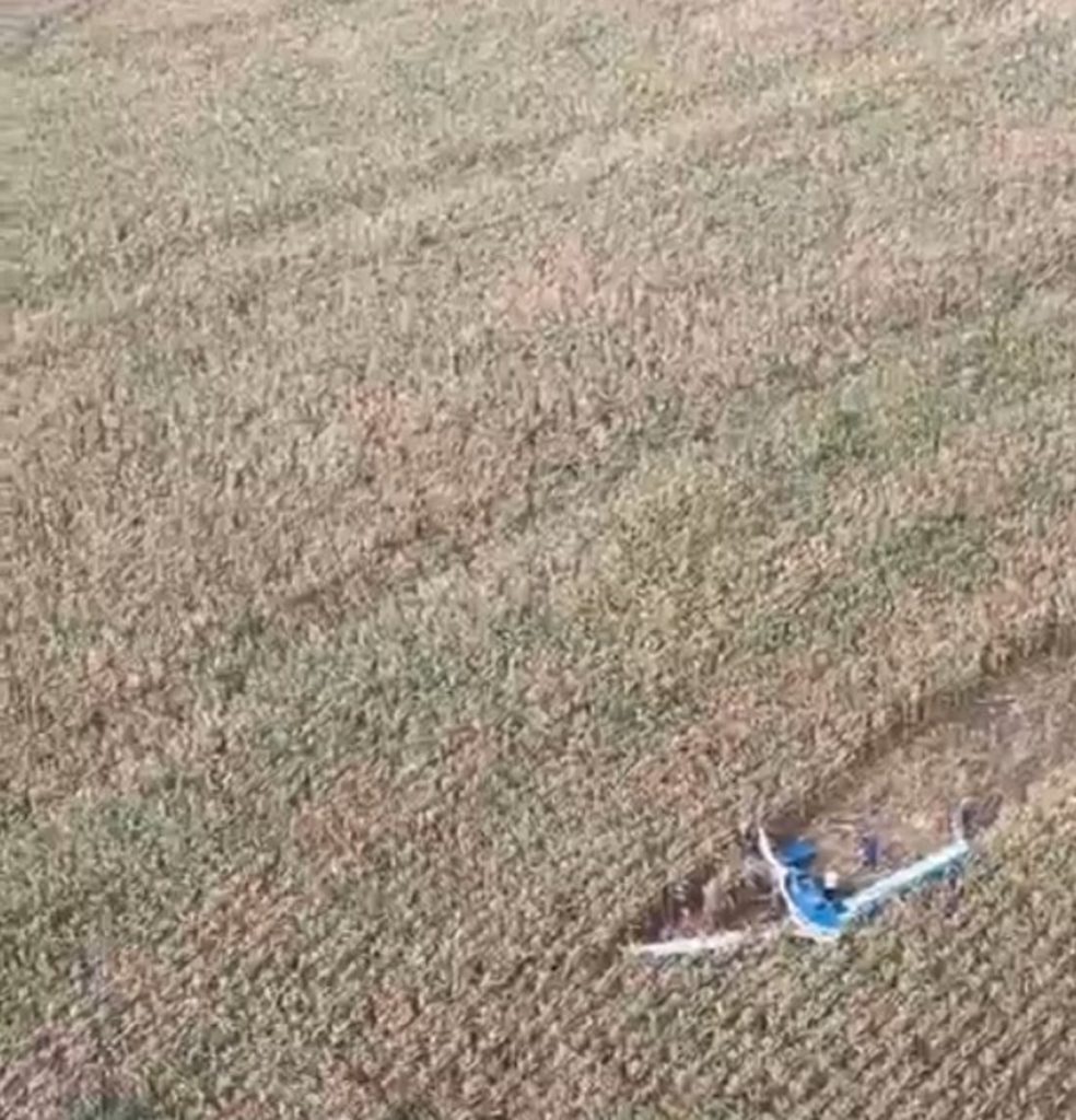Aeronave cai na zona rural de Marialva