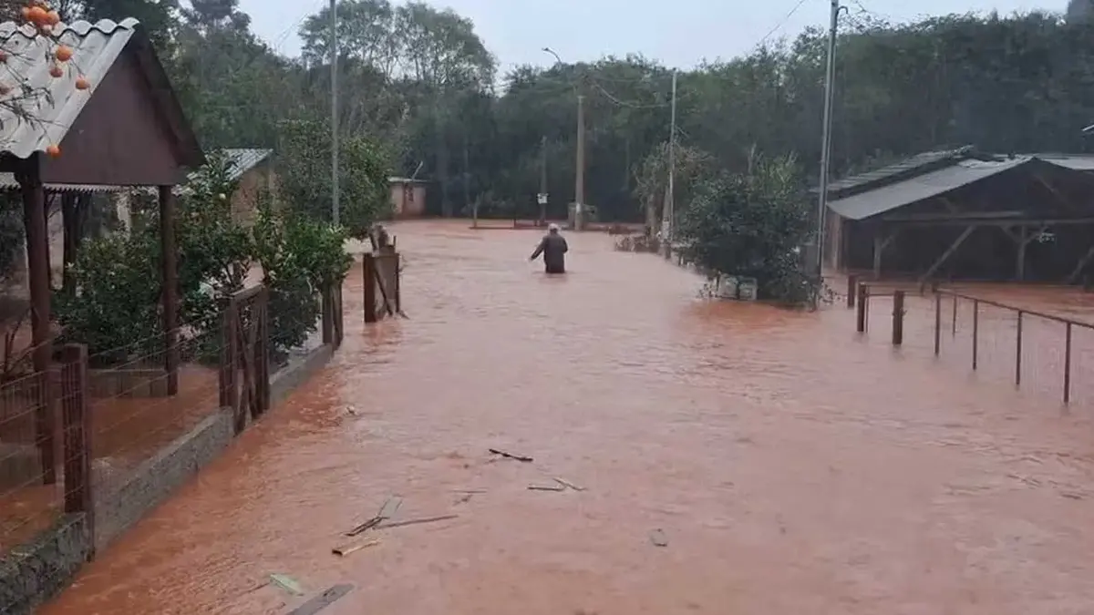 Mais chuvas e temporais para o Sul do Brasil