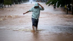 Estado tem a primeira enchente do Super El Niño