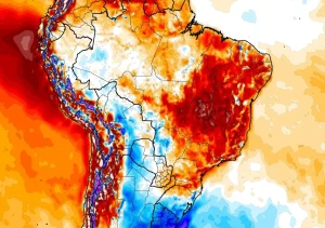 Duelo de forças na atmosfera do Brasil no fim de agosto