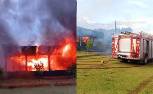 Incêndio destrói casa em área rural