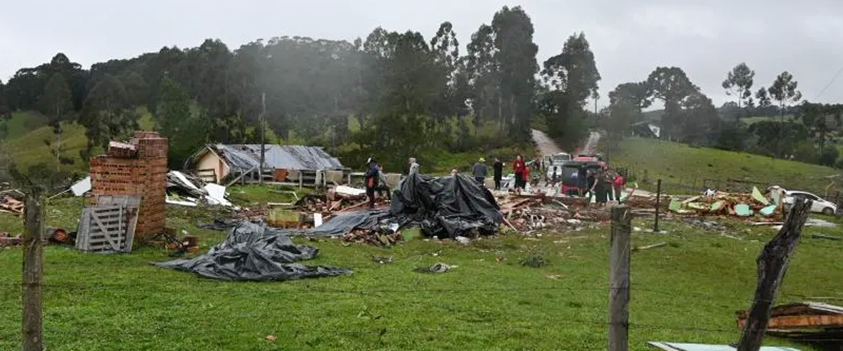 FAEP orienta produtores a registrar danos após tornado