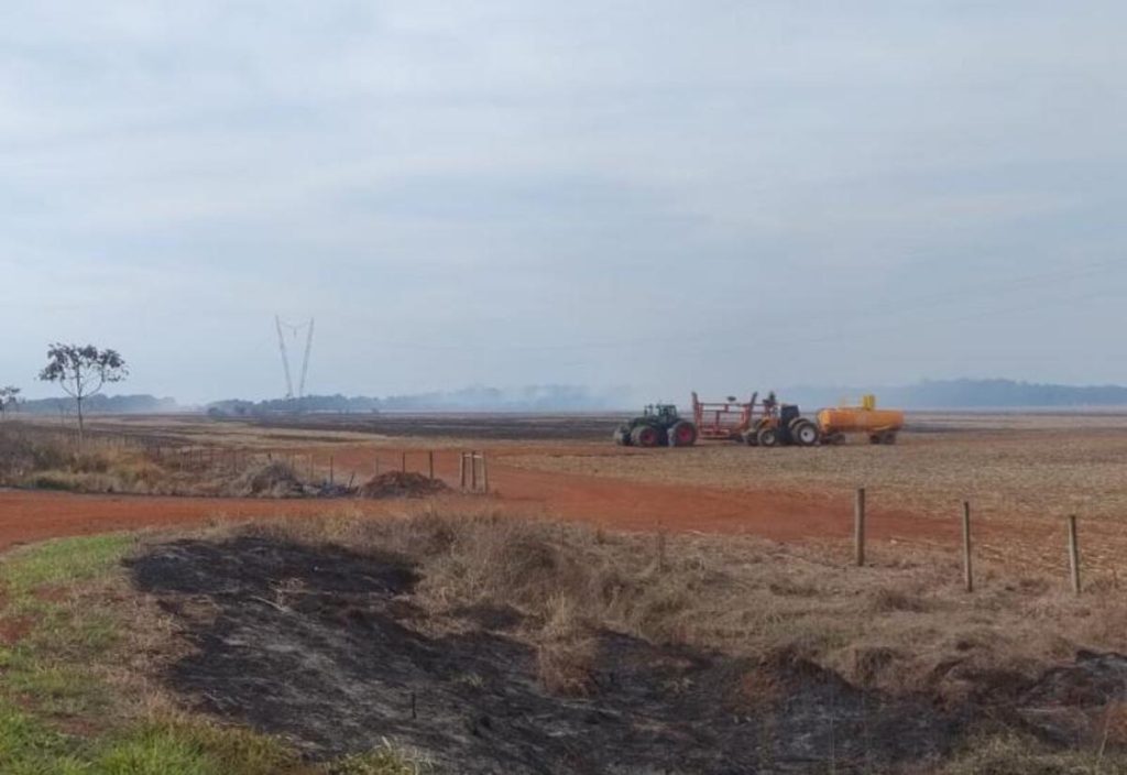 Tempo seco reforça alerta para incêndios nas áreas agrícolas