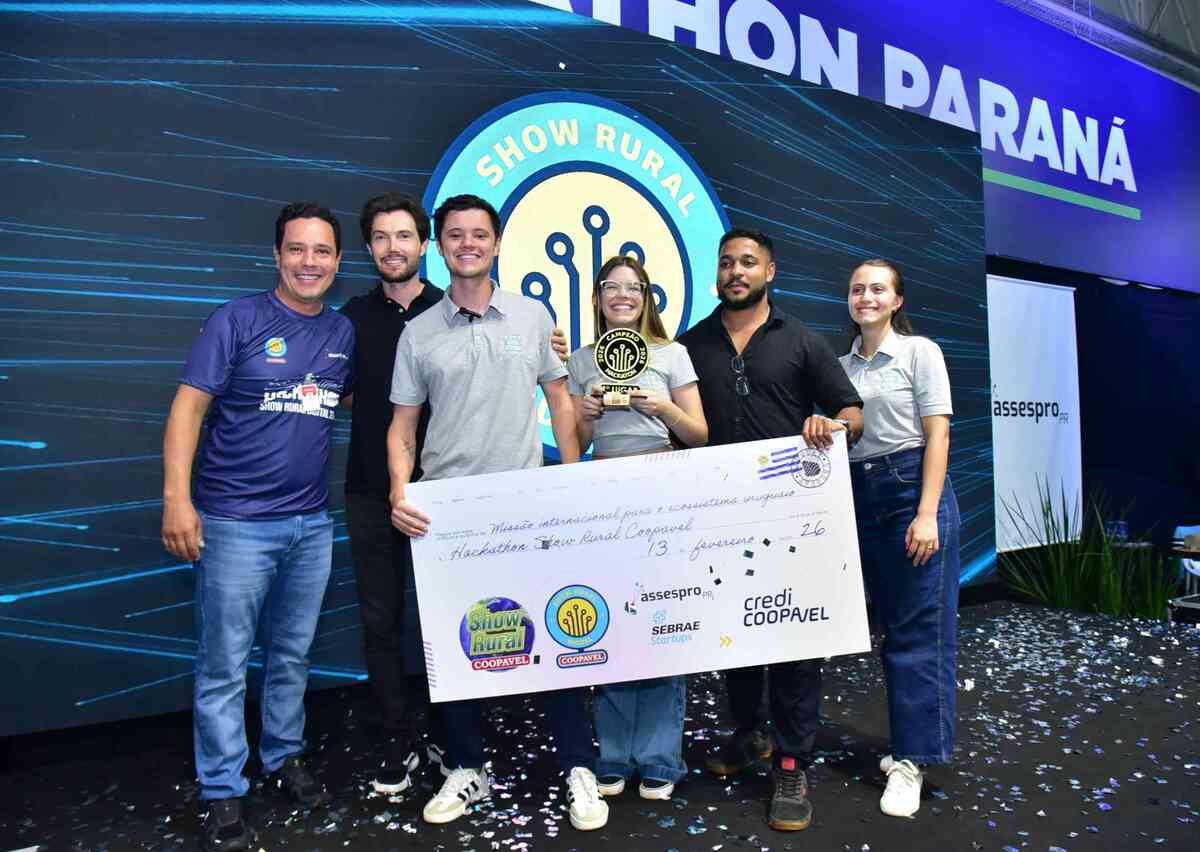Equipe que venceu o 7º hackathon vai visitar ecossistema de inovação uruguaio